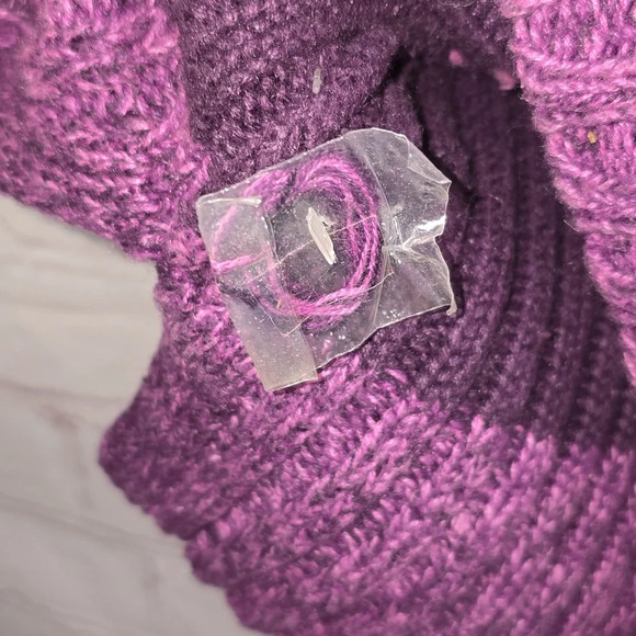 Denim & Co. Purple Block Sweater Womens Size 1x - Picture 6 of 12